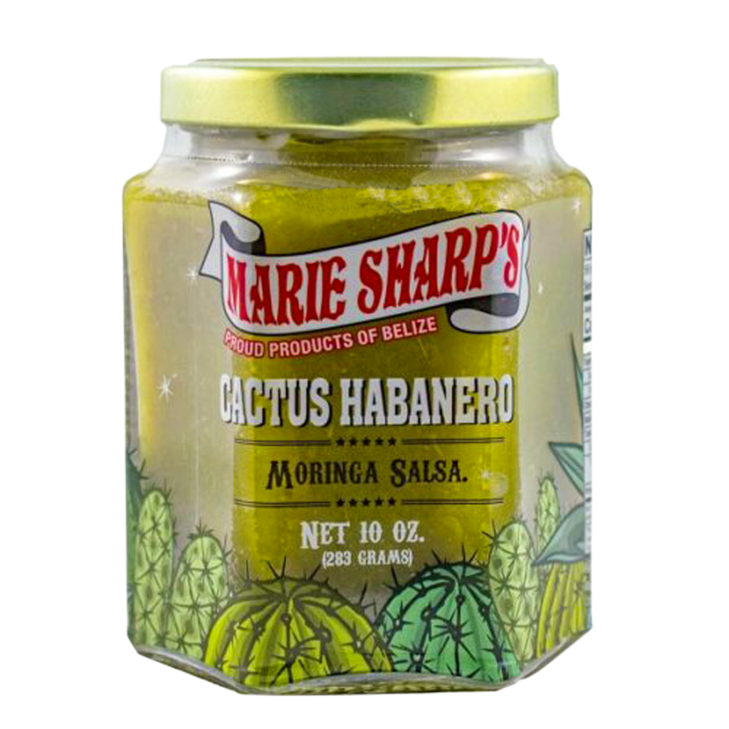 Marie Sharps Cactus Habanero Moringa Salsa Glas ein spicy Dipp