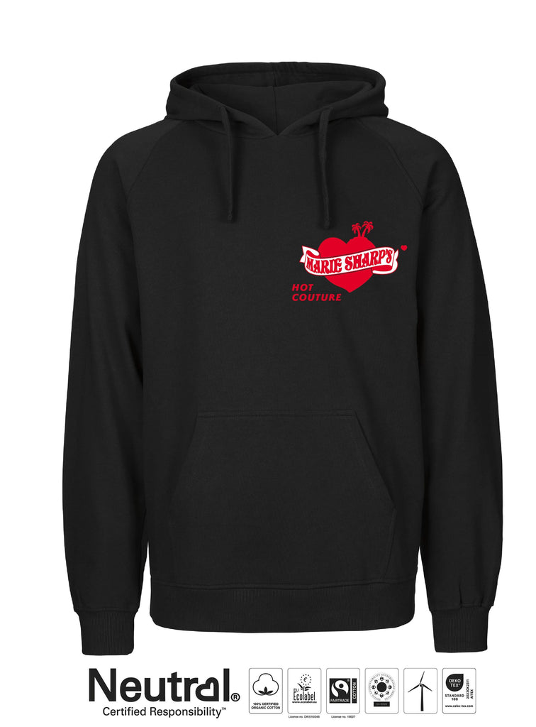 Hoodie schwarz (unisex in Größe: 2XL)