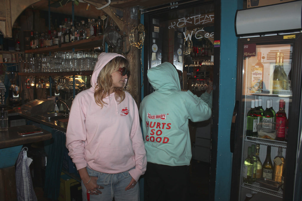 Hoodie Dusty Mint L