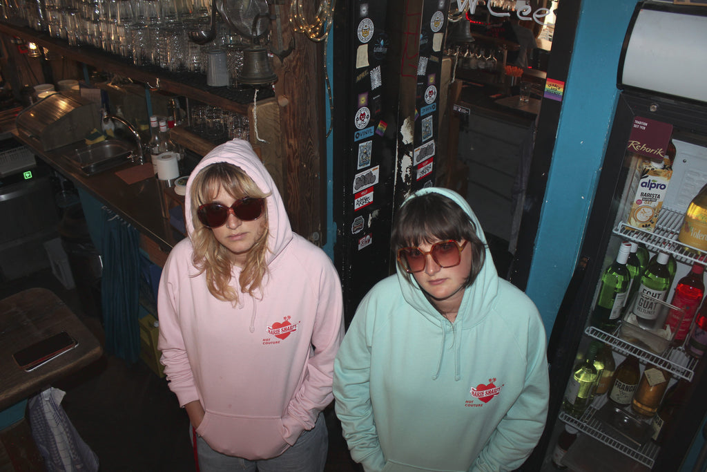 Hoodie Dusty Mint L