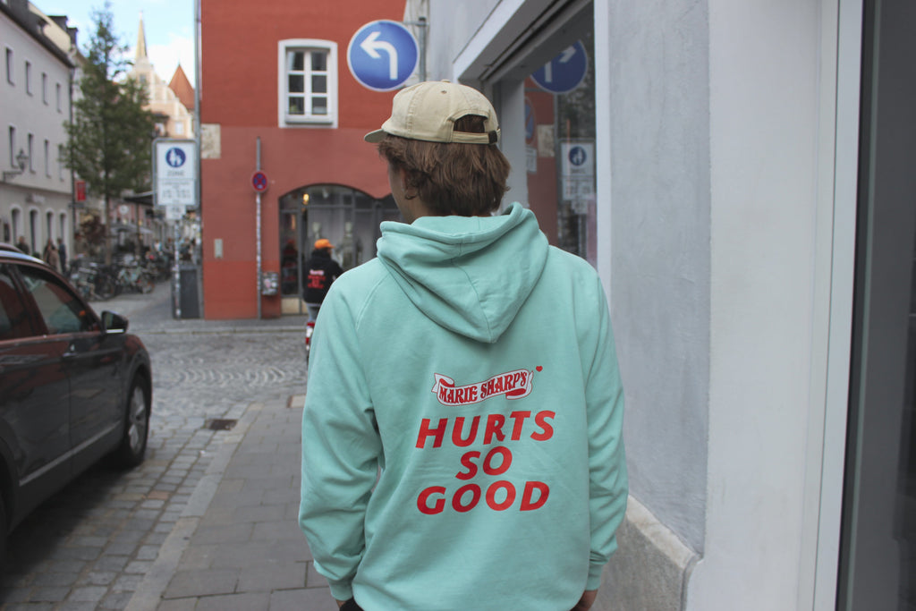 Hoodie dusty mint (unisex in Größe: XL)