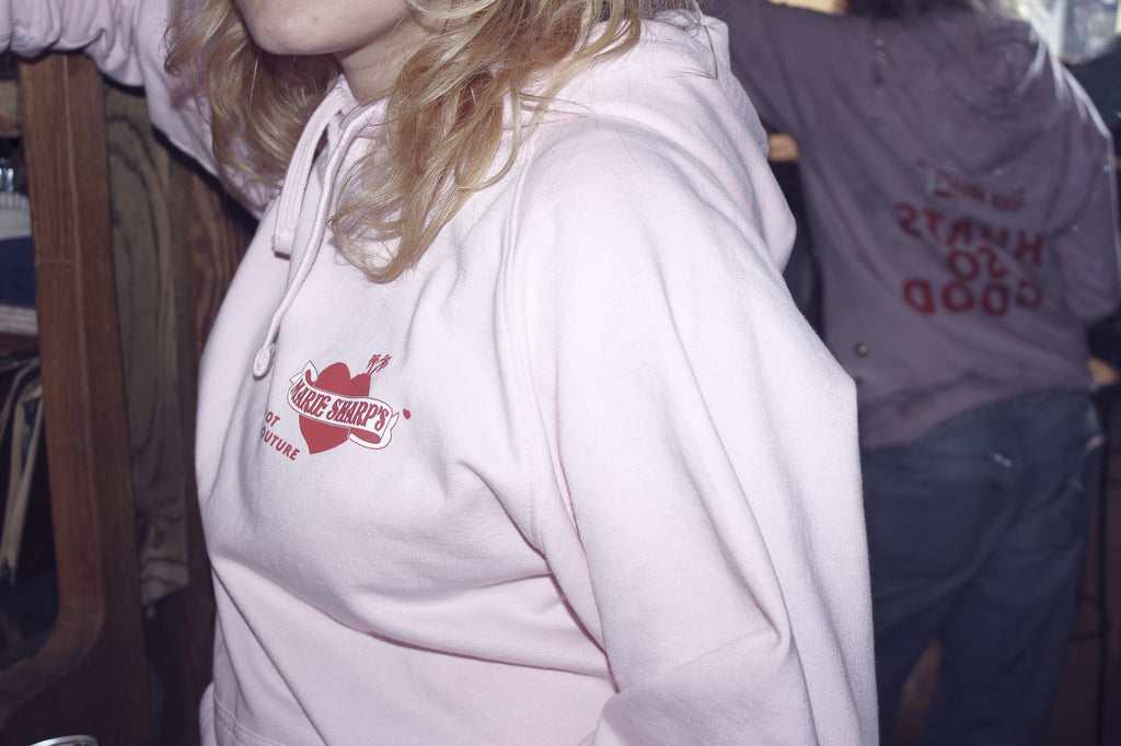 Hoodie light-pink (unisex in Größe: S)