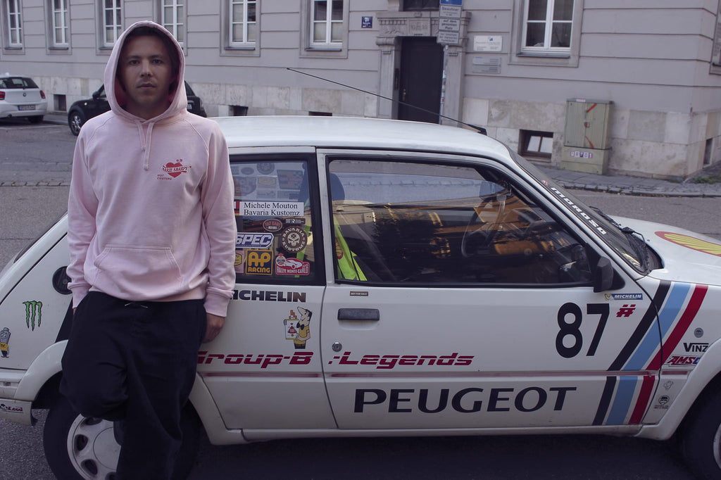 Hoodie light-pink (unisex in Größe: 2XL)